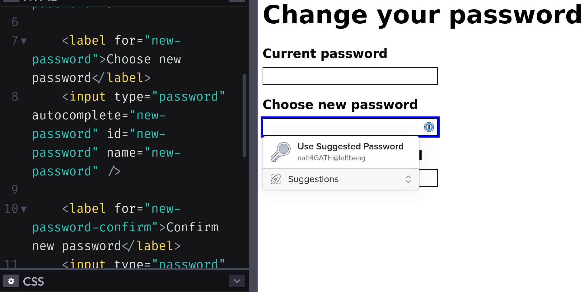 Autocomplete For New And Old Passwords Fotis Papadogeorgopoulos